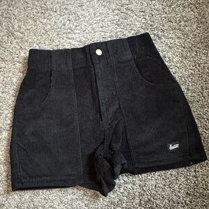 Hammies Black Corduroy Women Shorts